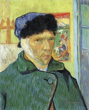  ohr - Selbst Porträt mit verbundenem Ohr 2 Vincent van Gogh